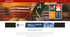 Desktop Screenshot of huancayo.info